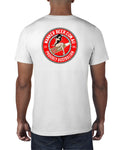 Vintage Pin Up Beer Riding Babe - White T