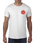 Vintage Pin Up Beer Riding Babe - White T